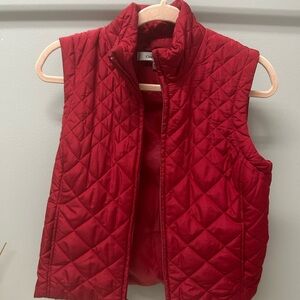 Croft & Barrow Women’s Quilted Vest in Red